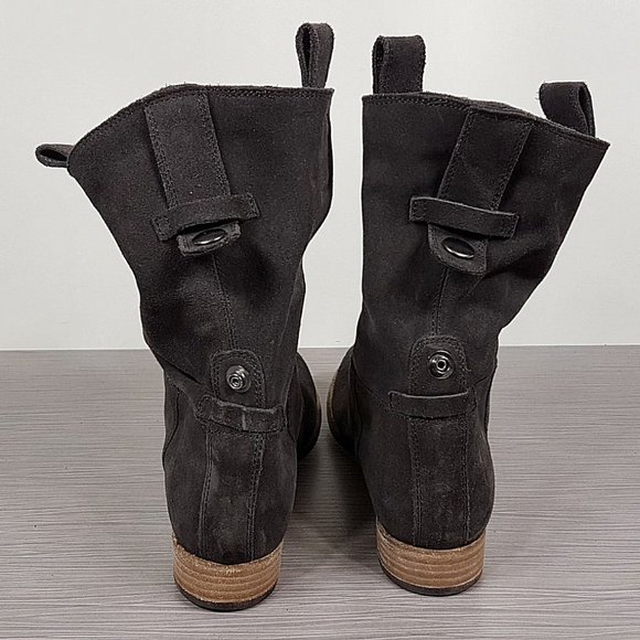 Alberto Fermani Umbria Slouch Boot, Brown Suede, Womens Size 5.5 / 35.5 - Picture 5 of 10